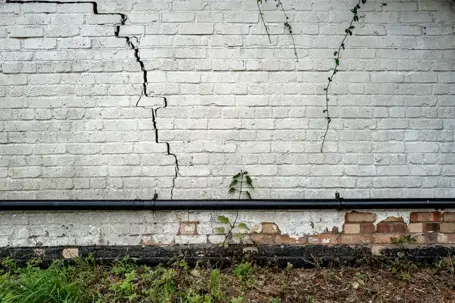 foundation wall crack